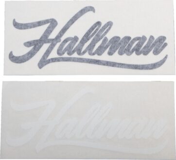DECAL 7" DIECUT HALMN 2PK