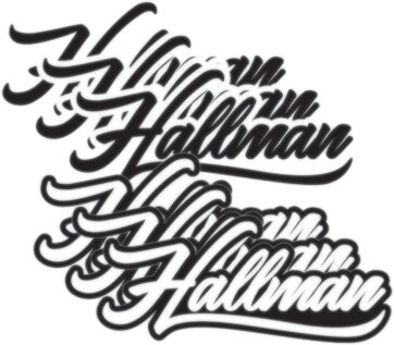 DECAL HALLMAN ORIGNAL 6PK