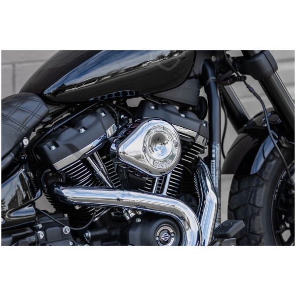COVER AIR CLEANER MINI TEAR DROP CHROME - Bild 2