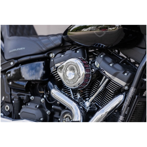 COVER AIR CLEANER MINI TEAR DROP CHROME - Bild 3