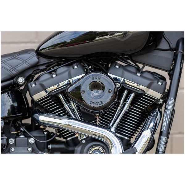 COVER AIR CLEANER MINI TEAR DROP BLACK - Bild 2