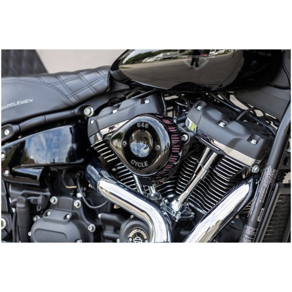 COVER AIR CLEANER MINI TEAR DROP BLACK - Bild 3