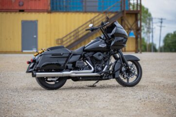 EXHAUST SYSTEM 2-1 SIDEWINDER CHROME W/BLACK END CAPS - Bild 2