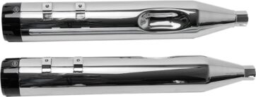 MUFFLER 4.5" SLIP-ON MK45 BLACK CONTRAST CUT THRUSTER END CAP-CHROME BODY FINISH - Bild 5