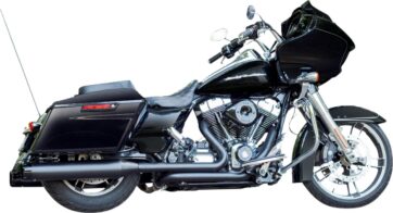 MUFFLER 4.5" SLIP-ON MK45 BLACK CONTRAST CUT THRUSTER END CAP-JET-HOT® BLACK BODY FINISH - Bild 2