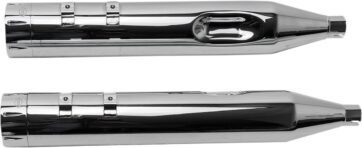 MUFFLER 4.5" SLIP-ON MK45 CHROME TRACER END CAP-CHROME BODY FINISH - Bild 3