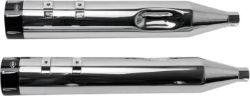 MUFFLER 4.5" SLIP-ON MK45 BLACK CONTRAST CUT TRACER END CAP-CHROME BODY FINISH - Bild 3