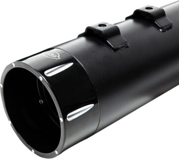 MUFFLER 4.5" SLIP-ON MK45 BLACK CONTRAST CUT TRACER END CAP-JET-HOT BLACK BODY FINISH - Bild 2