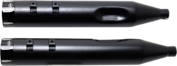MUFFLER 4.5" SLIP-ON MK45 BLACK CONTRAST CUT TRACER END CAP-JET-HOT BLACK BODY FINISH - Bild 3