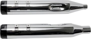 MUFFLER 4.5" SLIP-ON MK45 BLACK CONTRAST CUT THRUSTER END CAP-CHROME BODY FINISH - Bild 2