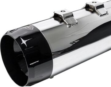 MUFFLER 4.5" SLIP-ON MK45 BLACK CONTRAST CUT THRUSTER END CAP-CHROME BODY FINISH - Bild 3