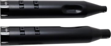 MUFFLER 4.5" SLIP-ON MK45 BLACK CONTRAST CUT TRACER END CAP-JET-HOT BLACK BODY FINISH - Bild 2