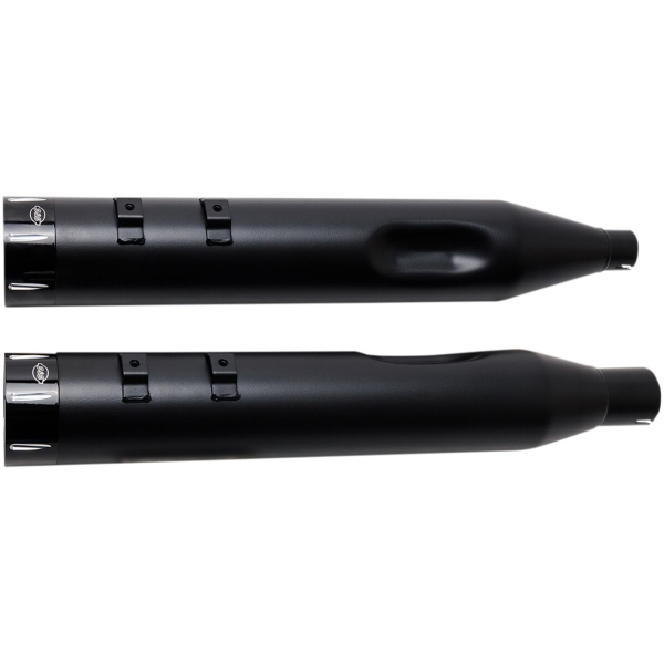 MUFFLER 4.5" SLIP-ON MK45 BLACK CONTRAST CUT TRACER END CAP-JET-HOT BLACK BODY FINISH - Bild 2
