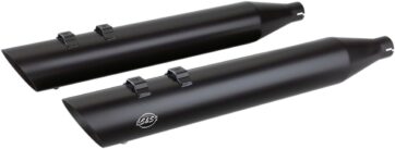 MUFFER SLIP-ON SLASH CUT END 4" TOURING BLACK