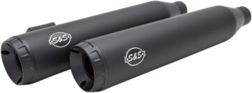 MUFFLER SLIP-ON STRAGGERED GRAND NATIONAL BLACK W/BLACK END CAPS - Bild 2