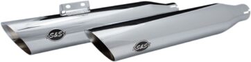 MUFFLER SLIP ON SLASH-CUT CHROME