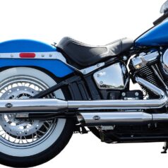 MUFFLER SLIP ON SLASH-CUT CHROME