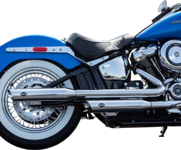 MUFFLER SLIP ON SLASH-CUT CHROME