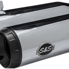 Grand National EC Euro 4 Slip-On Mufflers Chrome/Black
