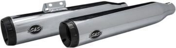 Grand National EC Euro 4 Slip-On Mufflers Chrome/Black