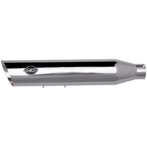 Slash-Cut EC Euro 4 Slip On Mufflers Chrome