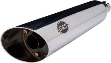 SLASH-CUT EC EURO 4 SLIP-ON MUFFLER CHROME - Bild 3