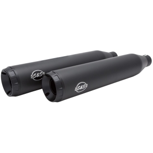 Grand National EC Euro 4 Slip On Mufflers Black/Black