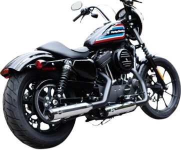 Grand National EC Euro 4 Slip-On Mufflers Chrome/Black - Bild 2