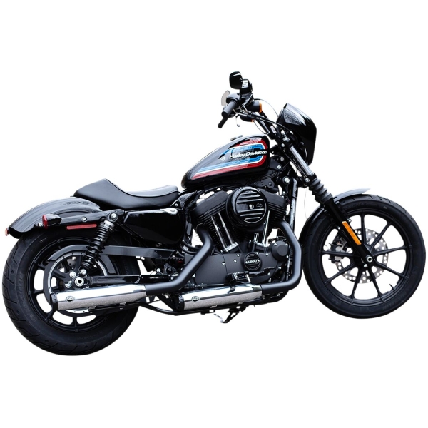 Grand National EC Euro 4 Slip-On Mufflers Chrome/Black - Bild 4