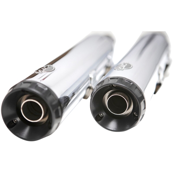 Grand National EC Euro 4 Slip-On Mufflers Chrome/Black - Bild 5