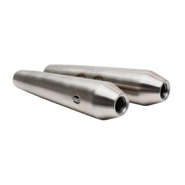 Tapered Cone Slip-On Mufflers for Royal Enfield® 650 Twins