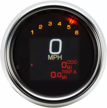 SPEEDO 3/3/8 Chrome Harley 94-03