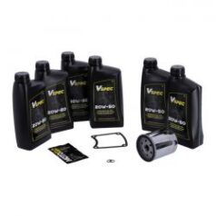 MCS, 'Big Oil' service kit. Full synthetic. Chrome filter - 86-98 FLT/Touring