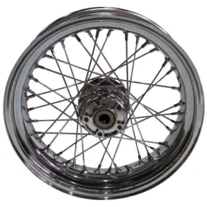 OEM Style 40-Spoke Wheels Chrome 16" 3,00" Non-ABS Rear