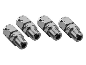 57-85 Sportster, 66-84 FL Shovel, 71-84 FX ShovelROCKERBOX OIL LINE FITTINGS