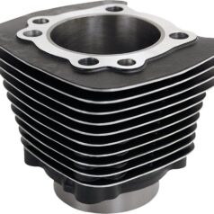 86-20 Sportster1200cc Black Cylinders with polished fins For Evo