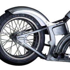 Diablo Rear Fender 7-1/4" Wide Rear Fender -  84-17 Softail