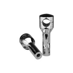 Steel Dome Head 3 Risers Chrome 1"