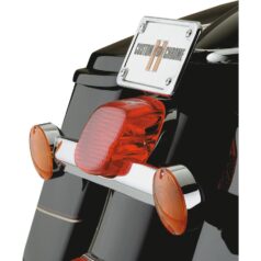 73-98 Sportster, 85-94 FX Model, 91-98 Dyna, 84-99 Softail, (except 97-99 FLSTS), 85-98 TouringLaydown Taillight Lens red black out style lens