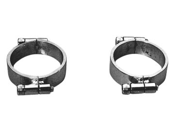 55-78 Sportster, 55-65 Panhead, 66-78 FL Shovel, 71-78 FX ShovelIntake Clamps Chrome