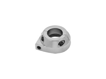 74-84 FL Shovel, 74-84 FX Shovel, 85-94 FX Model, 74-19 Sportster, 91-17 Dyna, 84-15 Softail, 86-07 TouringCustom Throttle Clamp Tapered Style Chrome 1" Single Cable