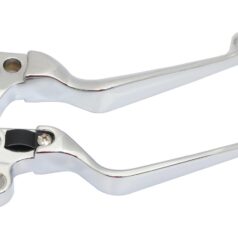 82-95 Sportster, 82-84 FL Shovel, 82-84 FX Shovel, 85-94 FX Model, 91-95 Dyna, 84-95 Softail, 85-95 TouringWide Blade Hand Control Replacement Lever Chrome Brake Side