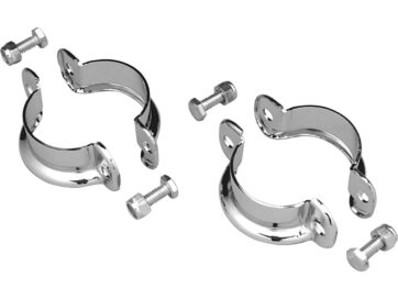 86-94 TouringChrome Late Model Muffler Clamps Muffler Clamp Chrome