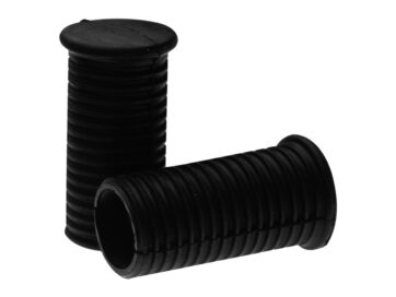 52-84 Sportster, 41-47 Knucklehead, 48-65 Panhead, 66-84 FL Shovel, 71-84 FX Shovel, (except 80-85 FXWG), (except 84 FXST)FOOTREST RUBBER Footpeg Replacement Rubber Black