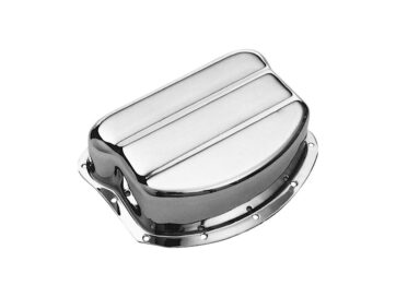 48-65 PanheadPan-Style Rocker Box Cover Show Chrome
