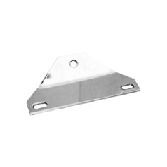 86-87 XLH883, 87 XLH1100, 85 FXWG, 87 FXRC, 89 FXR, 89 FXRT, (except 87-89 FXLR, 89 FXRS, 86, 89 FXRSL)Bottom Mount Headlight Bracket Chrome