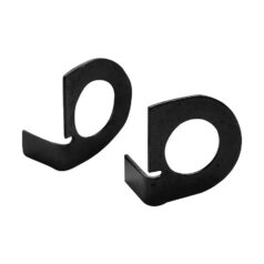 Footpeg Anti-Sag D-Clips Black