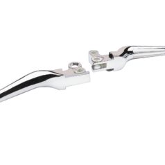 82-95 Sportster, 82-84 FL Shovel, 82-84 FX Shovel, 85-94 FX Model, 91-95 Dyna, 84-95 Softail, 85-95 TouringErgonomic Hand Control Replacement Levers Smooth Chrome Cable Clutch