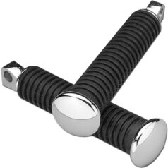 91-20 Sportster, (except 10-20 XL1200X, 11-20 XL1200C, 11-20 XL883L, 12-13, 15-16 XL1200V, 13 XL1200C ANV, 13-16 XL1200CA, 13-17 XL1200CB, 18 XL1200X ANX, 19-20 XL1200XS), 85-94 FX Model, 91-17 Dyna, (except 12, 14-16 FLD, 13 FLD103), 84-15 Softail, (except 08 FXCW, 08-11 FXCWC, 88-03, 07-12, 14-15 FLSTC, 90-00, 03-12, 14-15 FLSTF, 93-96, 05, 07-12, 14-15 FLSTN, 08-10 FLSTSB, 10-12, 14-15 FLSTFB, 11-12 FXS, 11 FLSTSE2, 12 FLSTSE3, 12, 14-15 FLS, 13 FXS 103, 13-14 FXSBSE, 13 FLS 103, 13 FLSTC 103, 13 FLSTC 103 ANV, 13 FLSTF 103, 13 FLSTFB 103, 13 FLSTN103, 14-17 FXSB, 14-15 FLSTNSE, 16-17 FXSE, 86-90 FLST, 97-03 FLSTS, 01-06 FLSTCI, 01-06 FLSTFI, 01-03 FLSTSI, 05 FLSTFSE, 05-06 FLSTNI, 05-06 FLSTSCI, 06 FLSTFSE2, 06 FLSTI, 07 FLSTSC), 02-17 V-RodExtended Pegs for Forward Controls Chrome