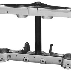 51-65 Panhead, 49-50 E, 49-50 EL, 49-50 ES, 49-50 F, 49-50 FL, 66-79 FL Shovel, 80-84 FLH, 80-84 FLHC, 80-84 FLHS, 82-84 FLHP, 83-84 FLHT, 83-84 FLHTC, 83-84 FLHTPTriple Tree Kit for Early FL Big Twin 4-Speed Models Chrome
